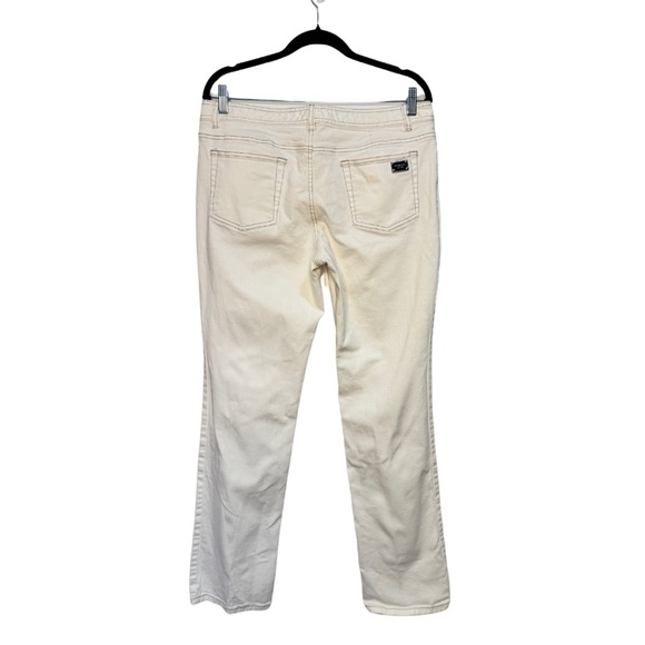 Michael Kors Straight Leg Jeans Cream - Picture 3 of 11